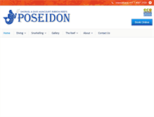 Tablet Screenshot of poseidon-cruises.com.au